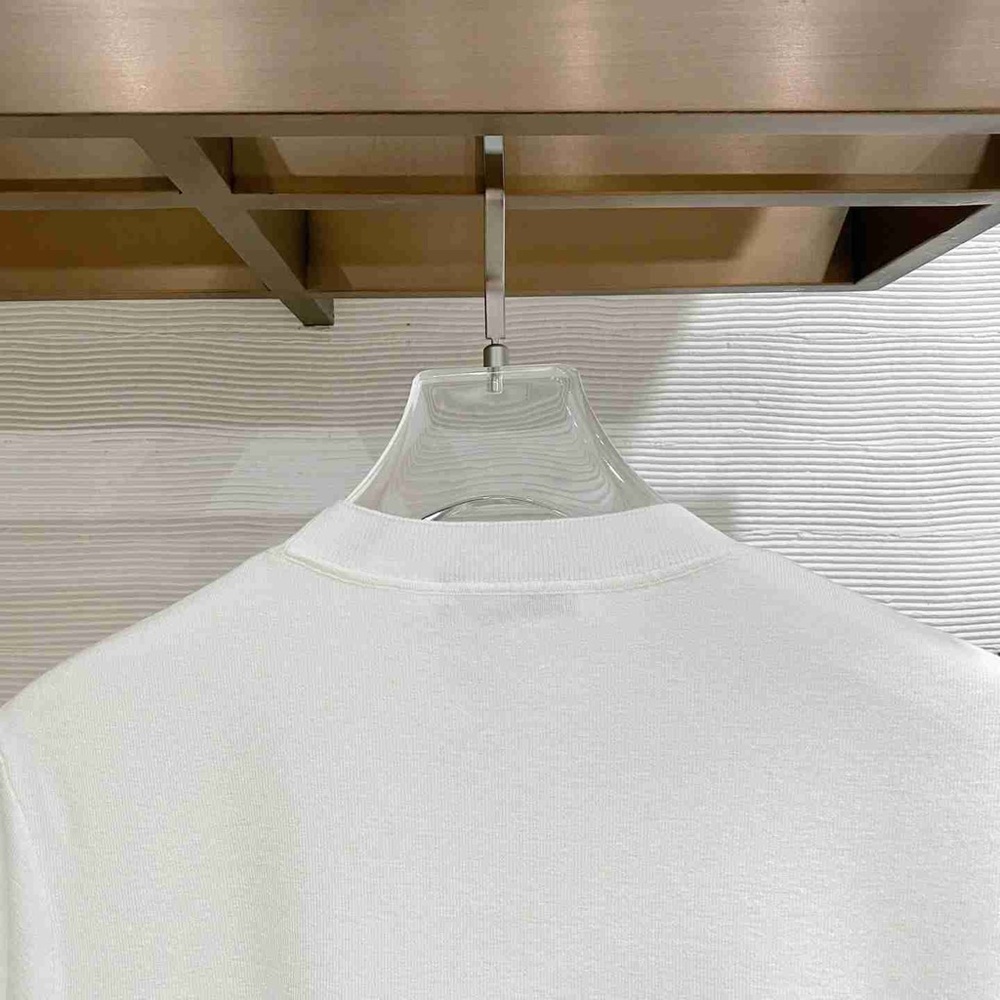 Polo by Ralph Lauren Classic White Tee with Navy Emblem - Picture 3 of 9